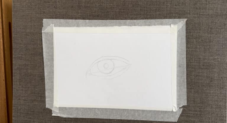 Refine Drawing Example Eye Drawing: Step by Step Tutorial